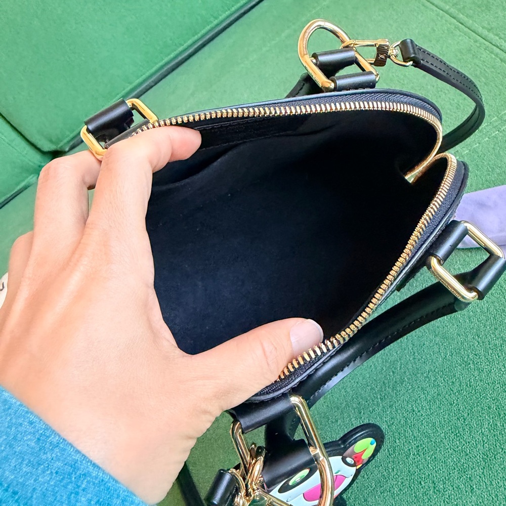 LOUIS VUITTON LV X TM Monogram Superflat Alma BB in Black - Picture 7 of 11